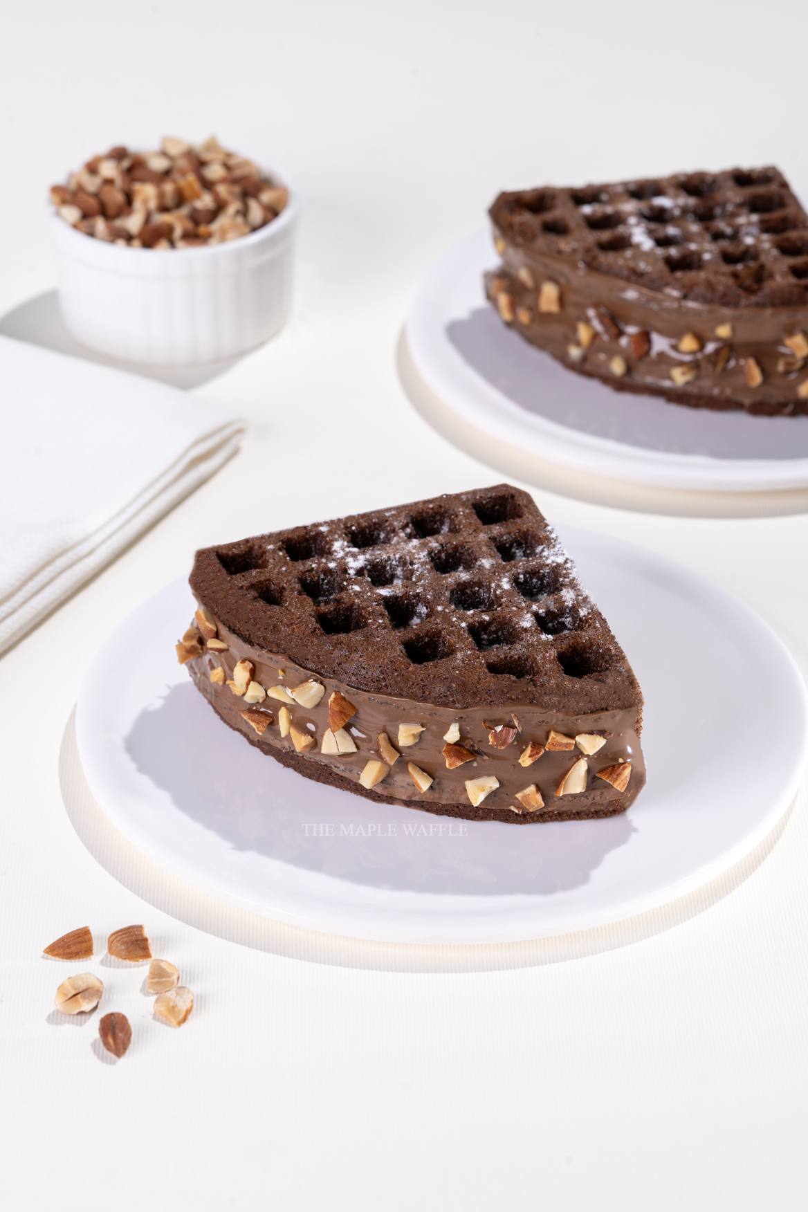 Almond Chocolate Waffle